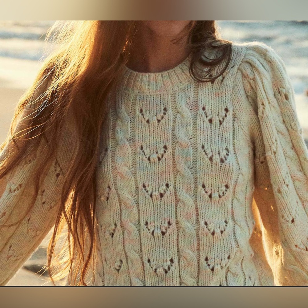 DOEN Tudar Sweater in Winter Sunrise size large